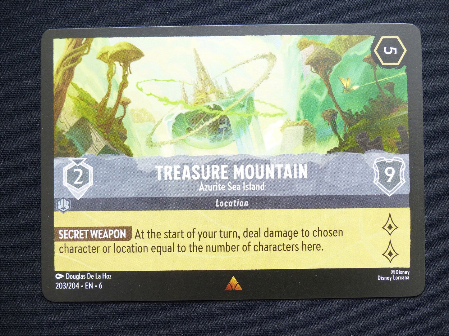Treasure Mountain Azurite Sea Island 203/204 - Lorcana Card #6FK