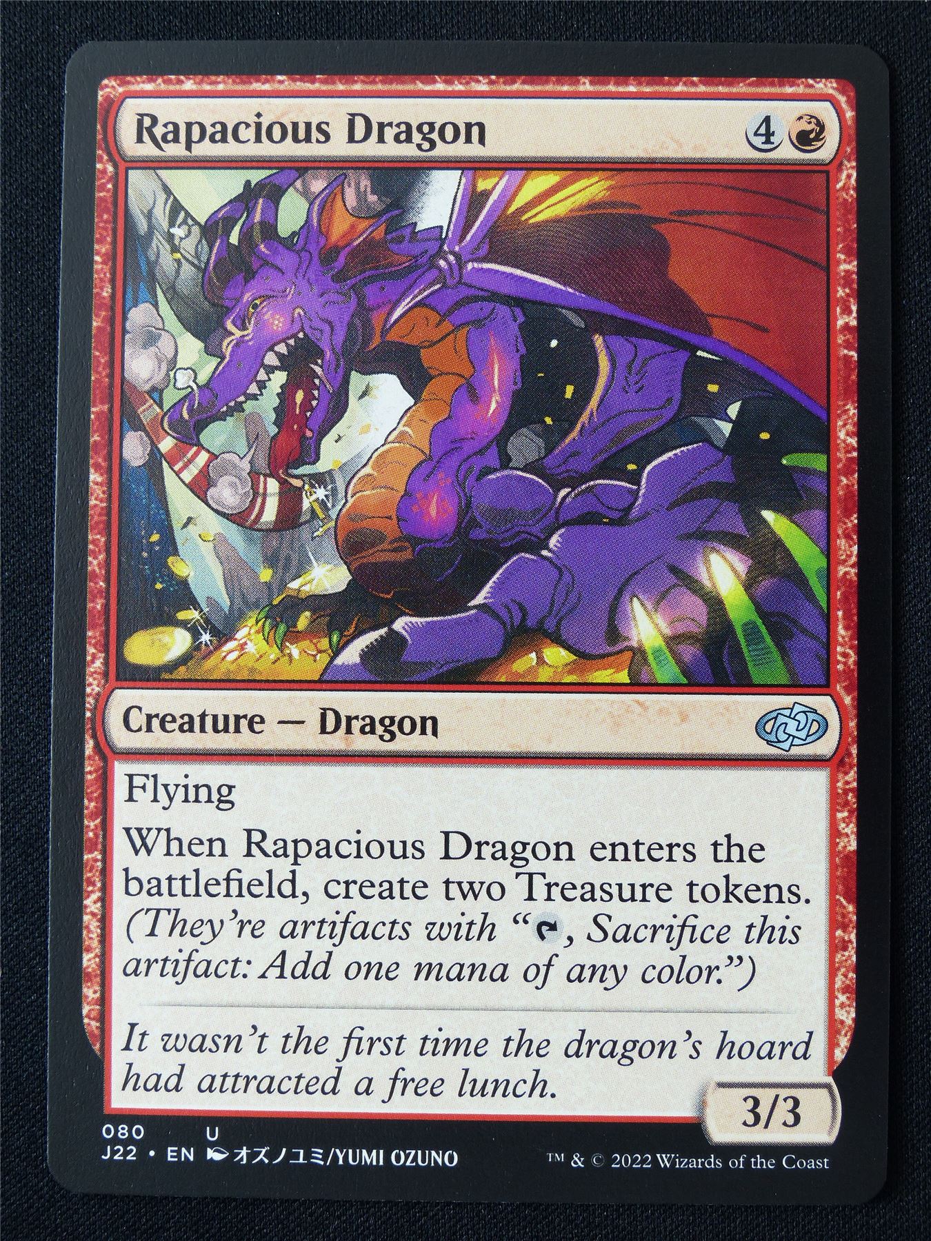 Rapacious Dragon Anime - J22 - Mtg Card #98 Archeron Rapacious Dragon Anime - J22 - Mtg Card #98 Archeron