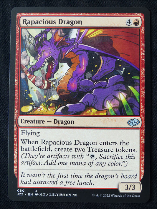 Rapacious Dragon Anime - J22 - Mtg Card #98