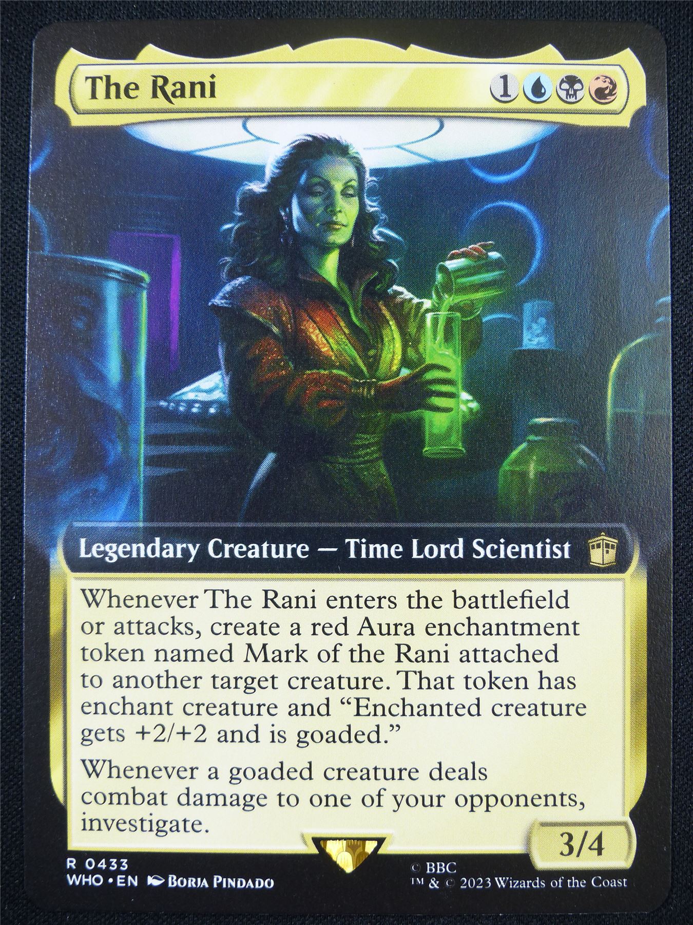The Rani Extended Art - WHO - Mtg Card #GK