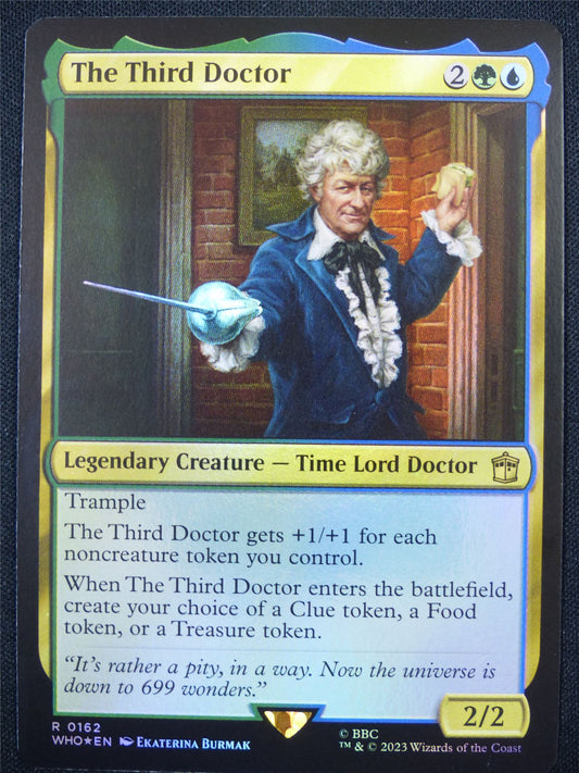 The Third Doctor Foil - WHO - Mtg Card #85