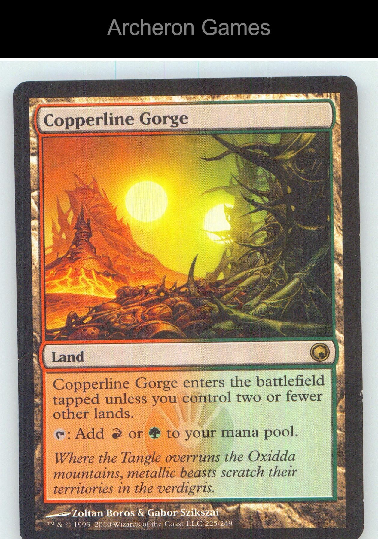 Copperline Gorge SOM 225 R MTG Card NM/EX+