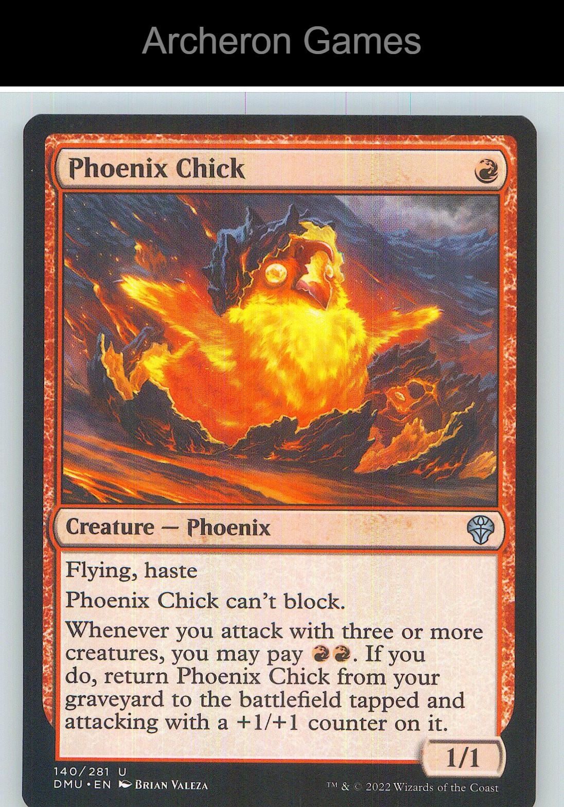 Phoenix Chick DMU 140 UC MTG Card NM/EX+