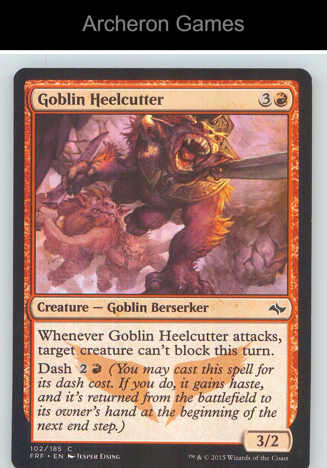 Goblin Heelcutter FRF 102 C MTG Card NM/EX+