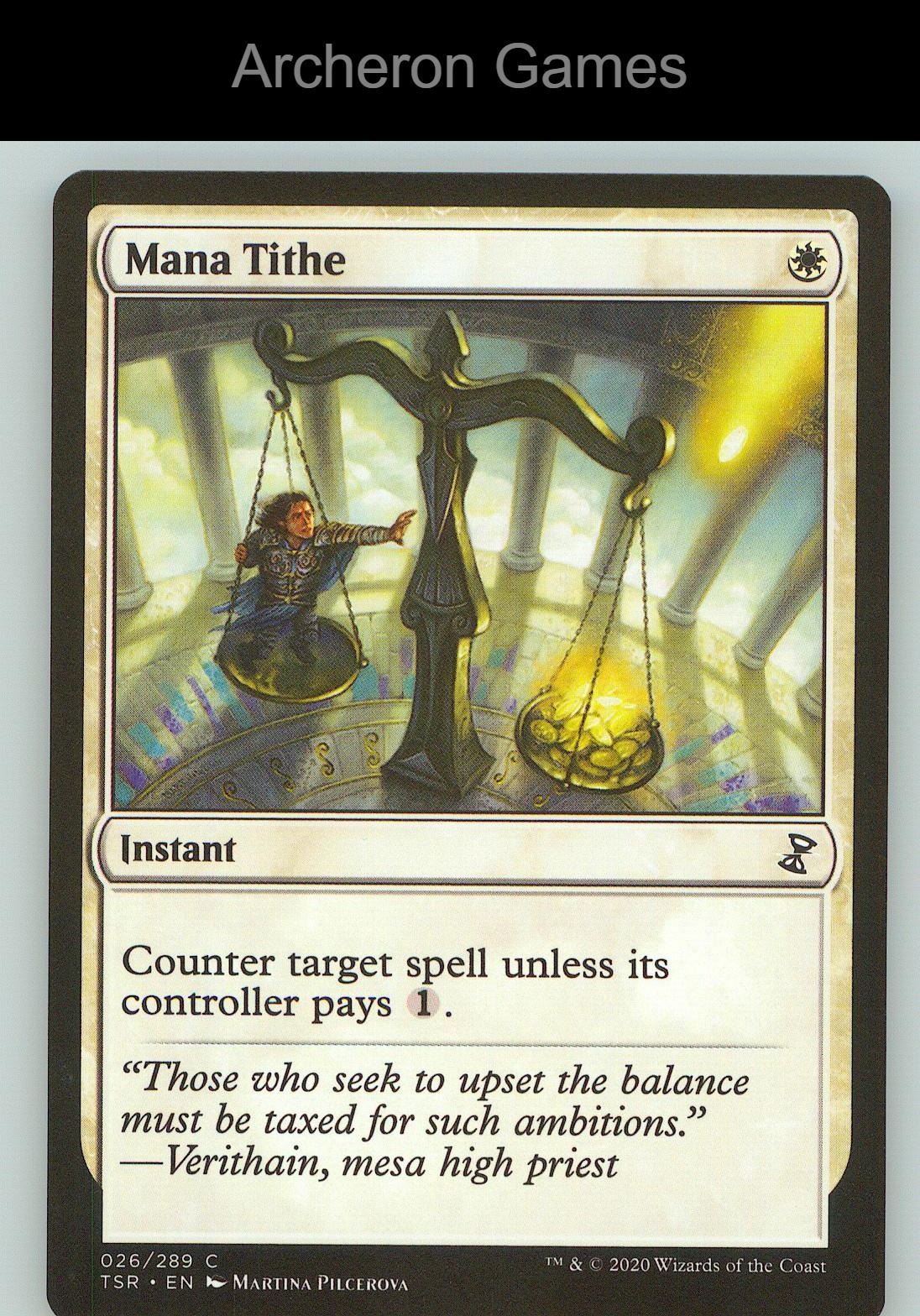 Mana Tithe TSR 26 C MTG Card NM/EX+