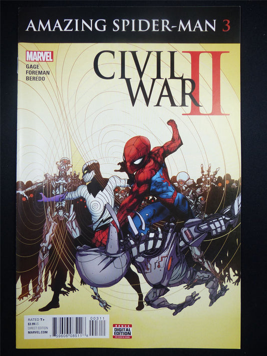 Amazing SPIDER-MAN #3 - Civil War 2 - Marvel Comic #HJ