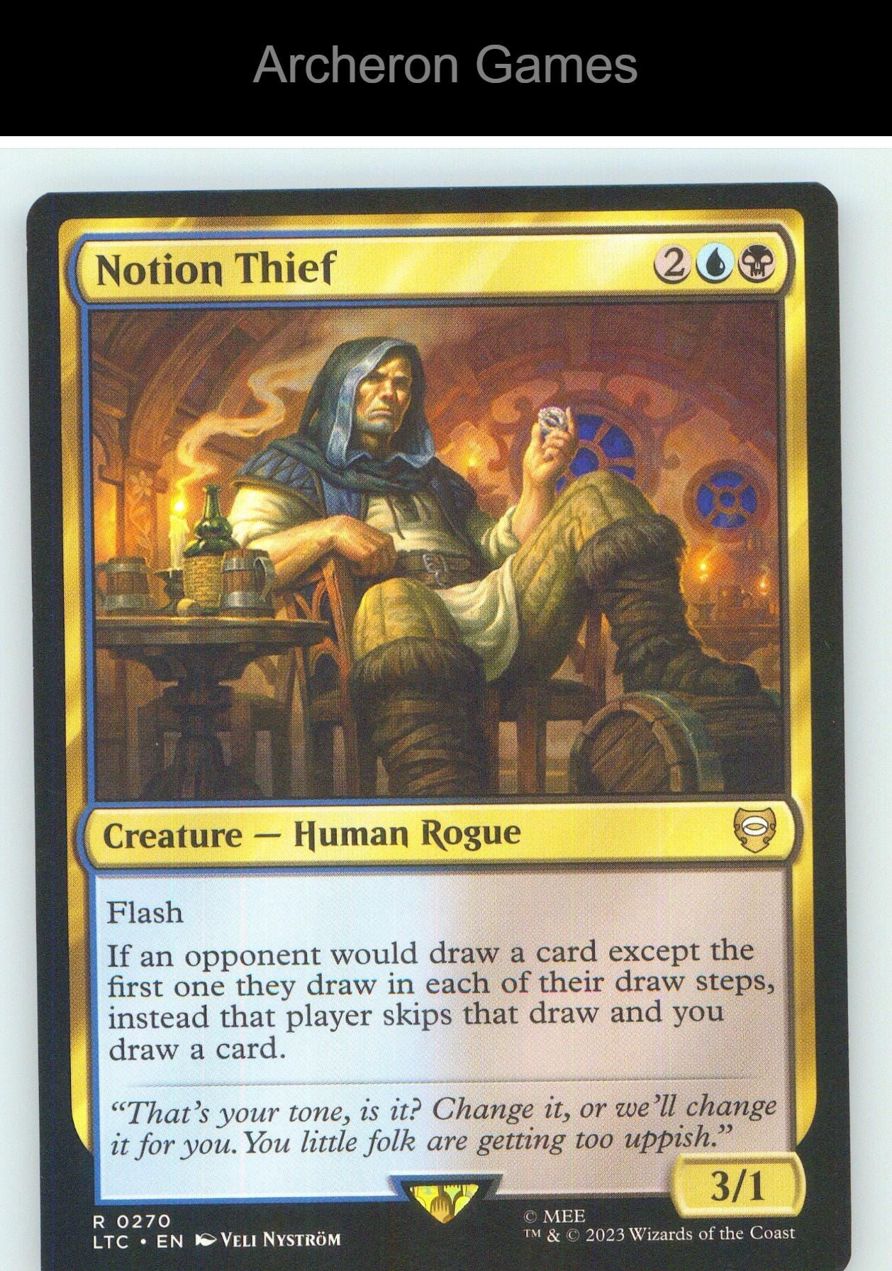 Notion Thief LTC 270 R MTG Card NM/EX+
