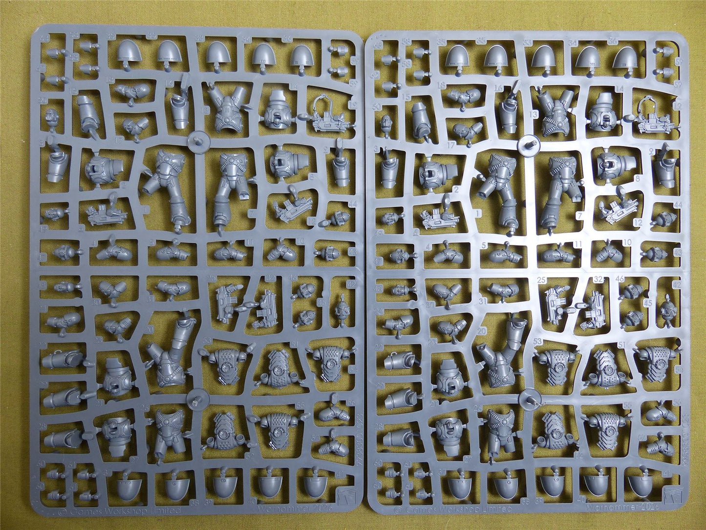 MkIV Tactical Squad set of 10 complete sprue - Adepta Astartes - Warhammer HH #2F4