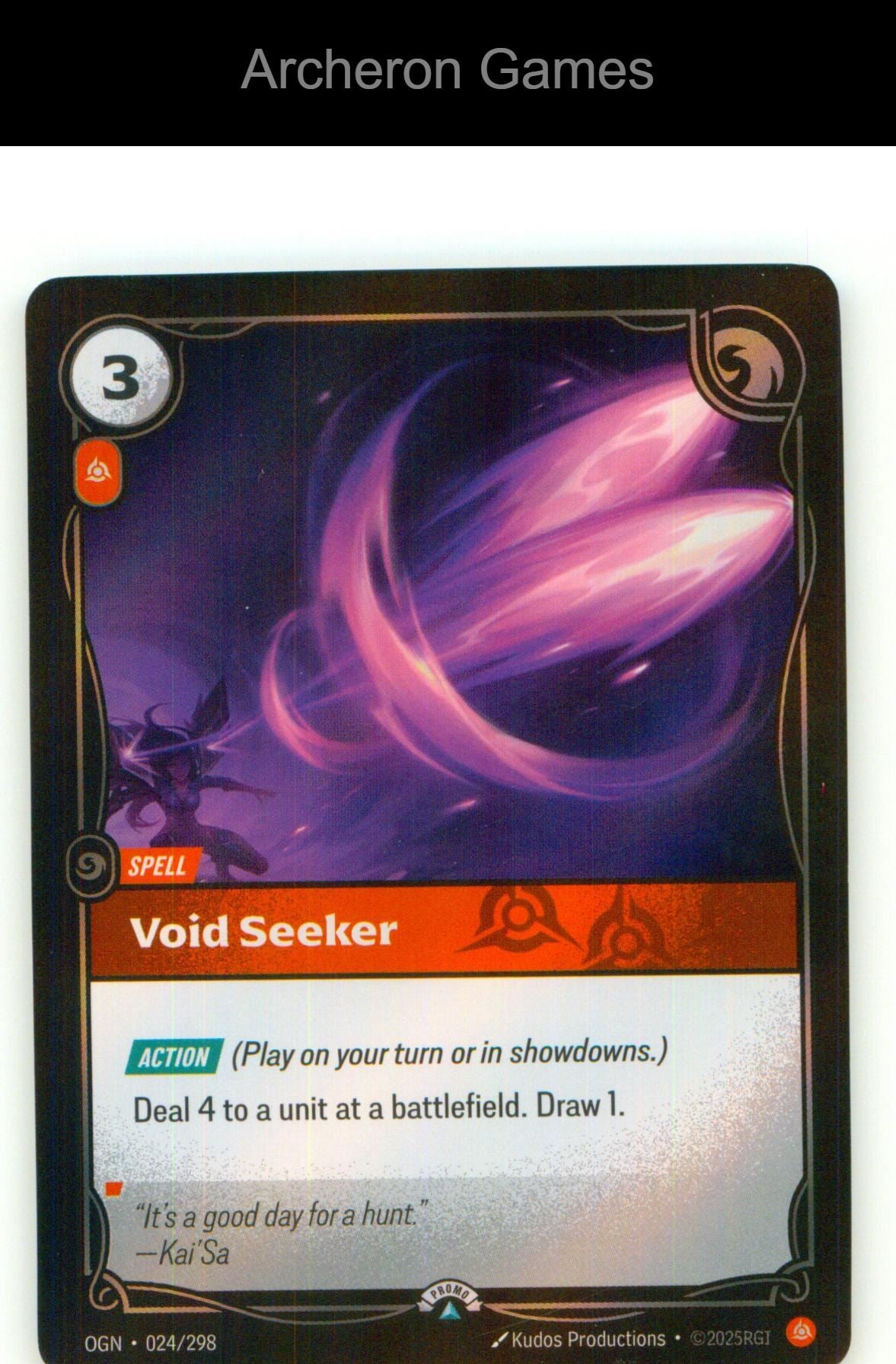 Void Seeker OGN 024/298 UC Origins Riftbound Card