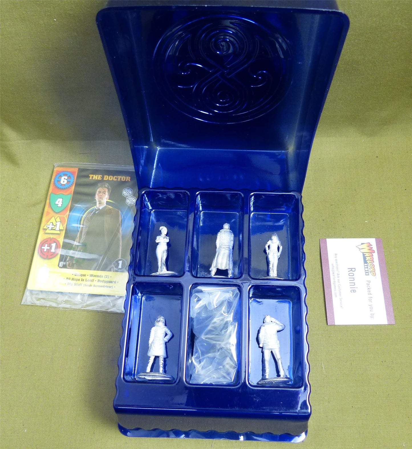 Doctor Who Miniatures Game: Into the Time Vortex: Tenth Dr & Companions #2PD