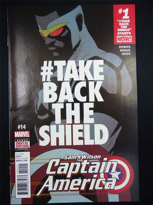 Sam Wilson: CAPTAIN America #14 - Marvel Comic #K3