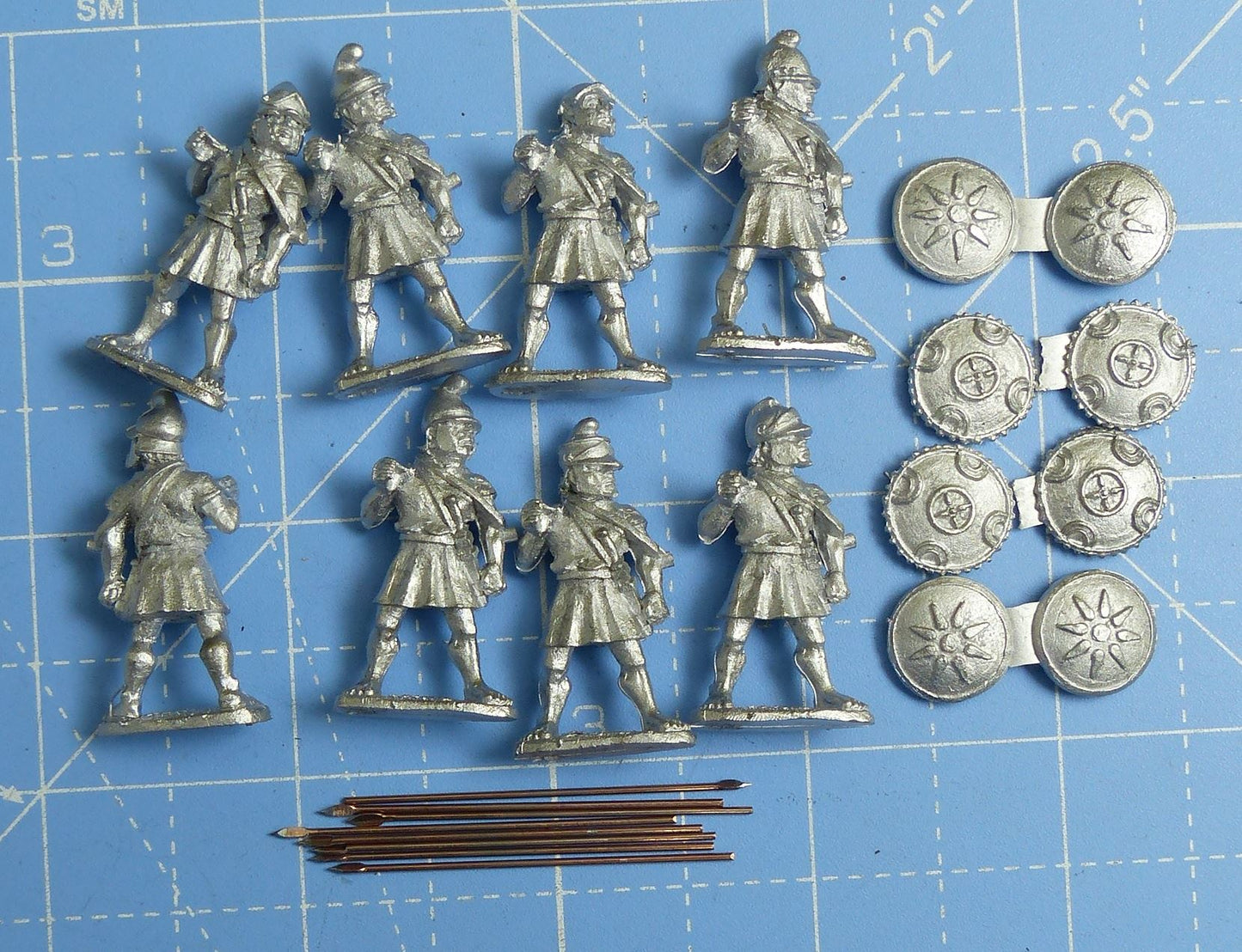 Unarmoured Macedonian Pikemen WG93 Metal - Wargames Foundry Miniatures #26O