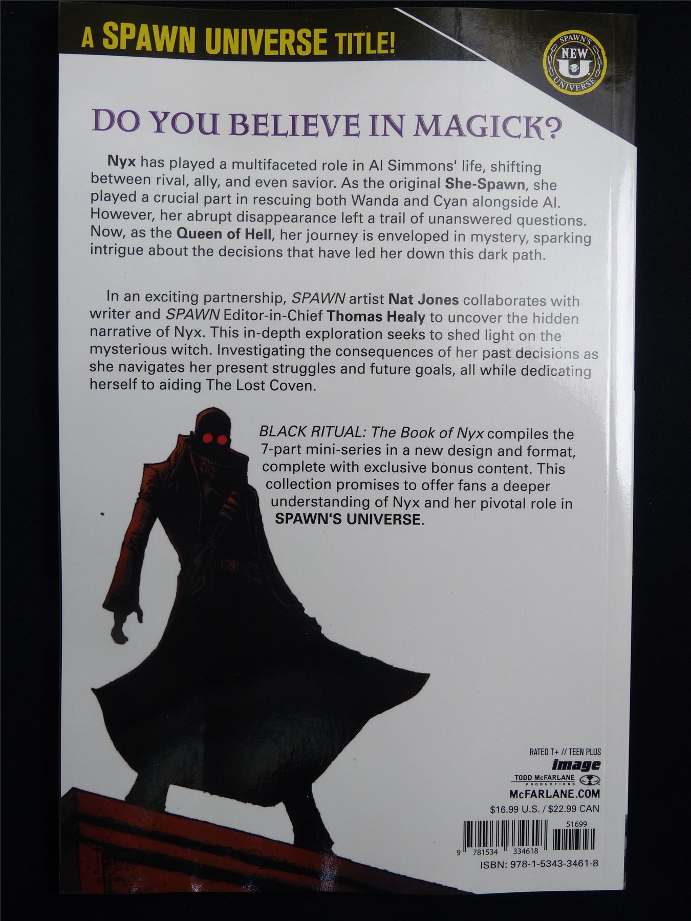 Spawn: Black Ritual: The Book of Nyx - Image Graphic Softback #2MO