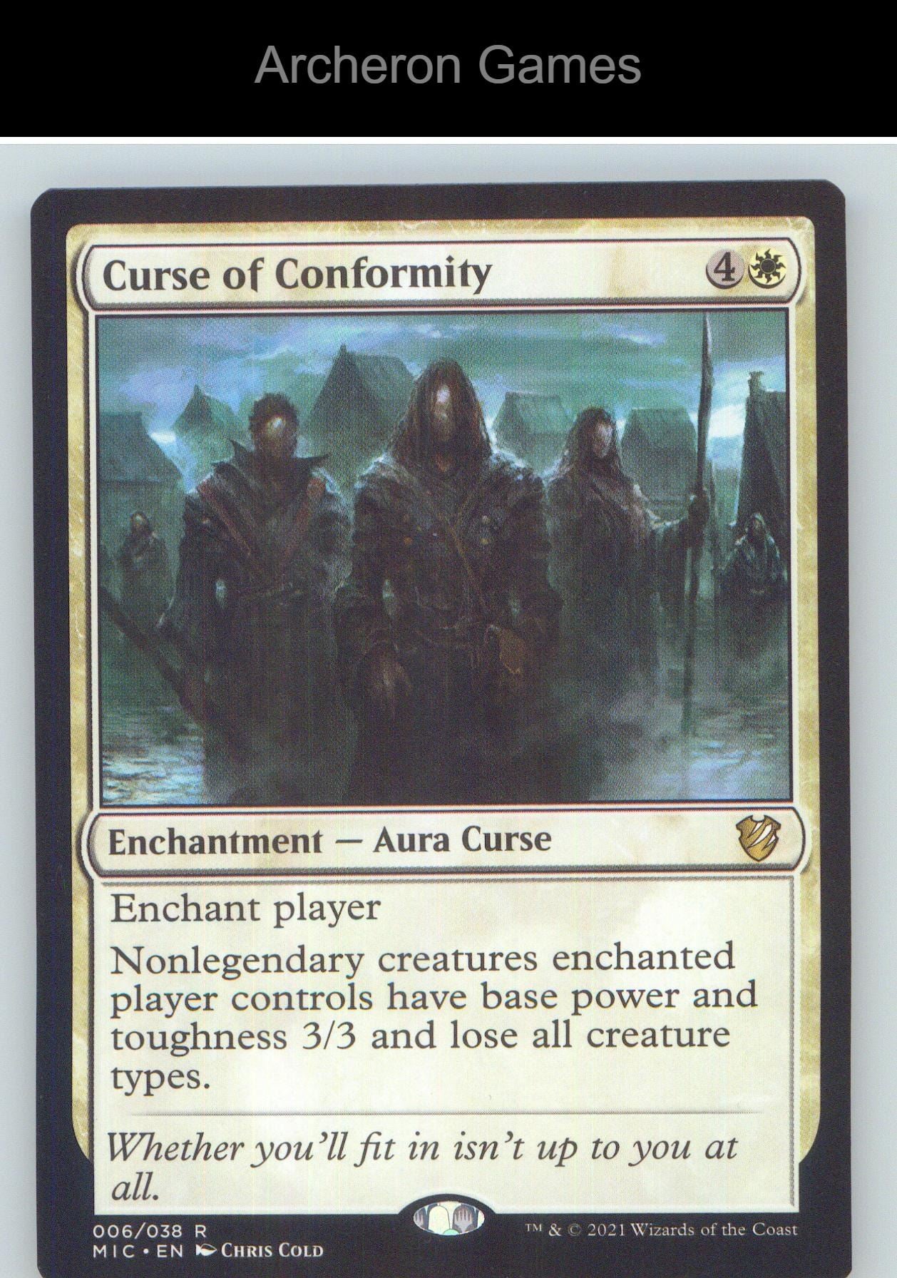 Curse of Conformity MIC 6 R MTG Card NM/EX+