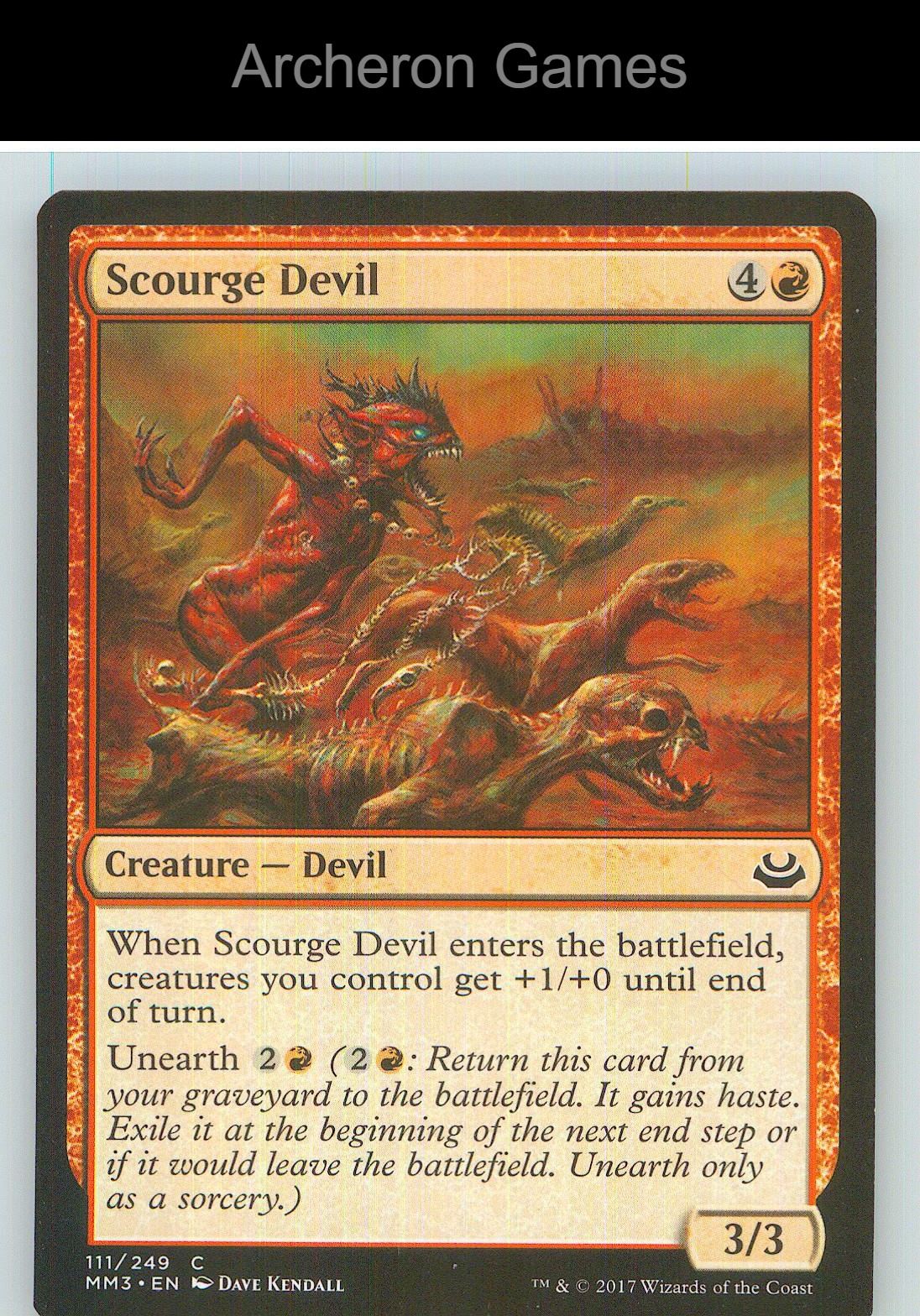 Scourge Devil MM3 111 C MTG Card NM/EX+