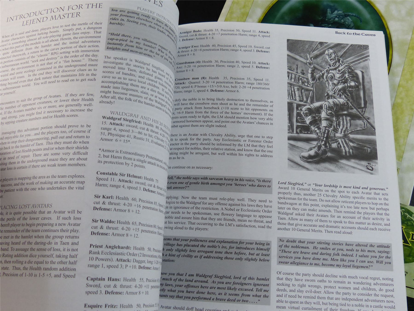 Legendary Adventure Fantasy Roleplaying Game by Gary Gygax #277
