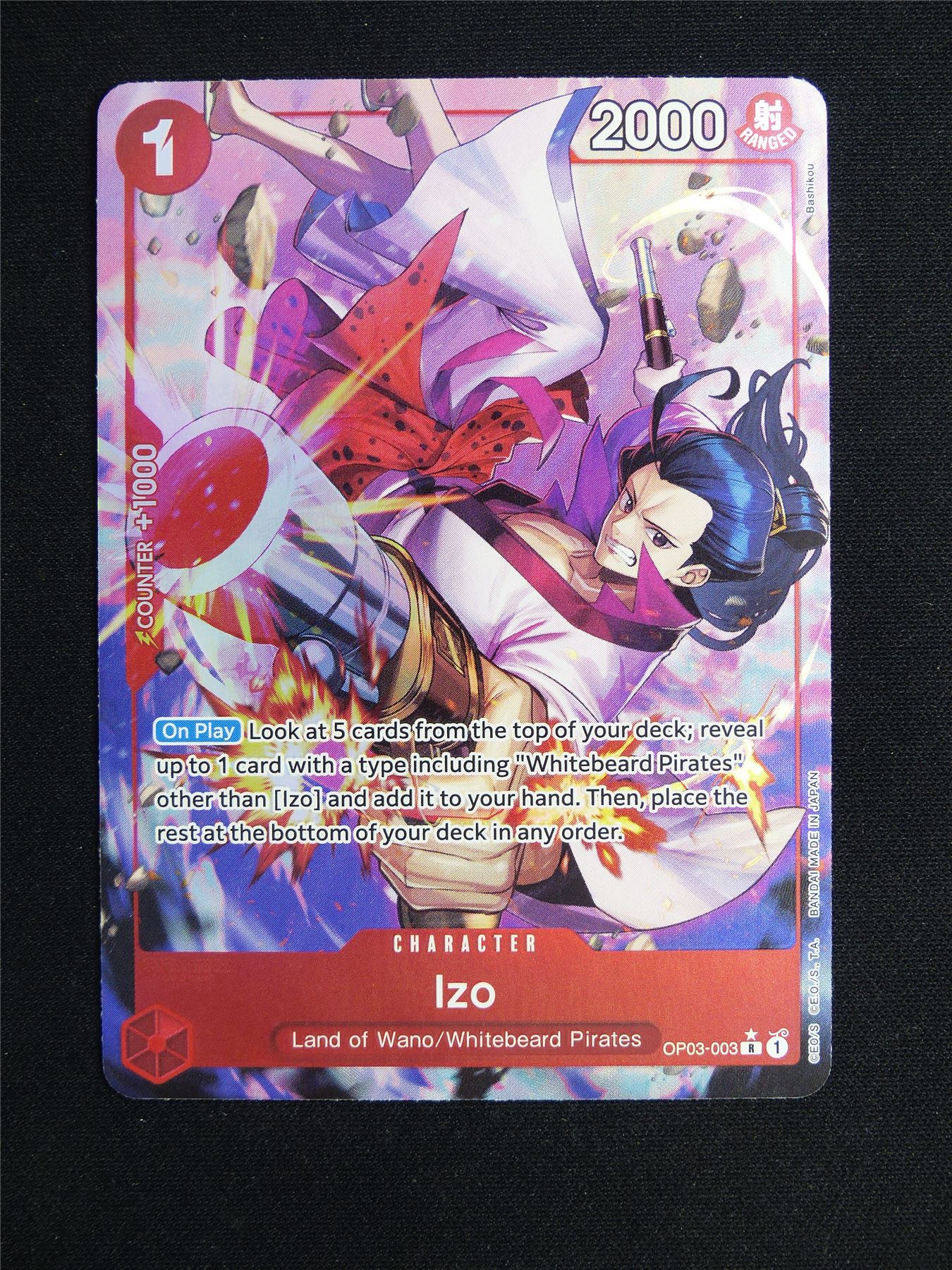 Izo OP03-003 R Foil - One Piece Card #21C