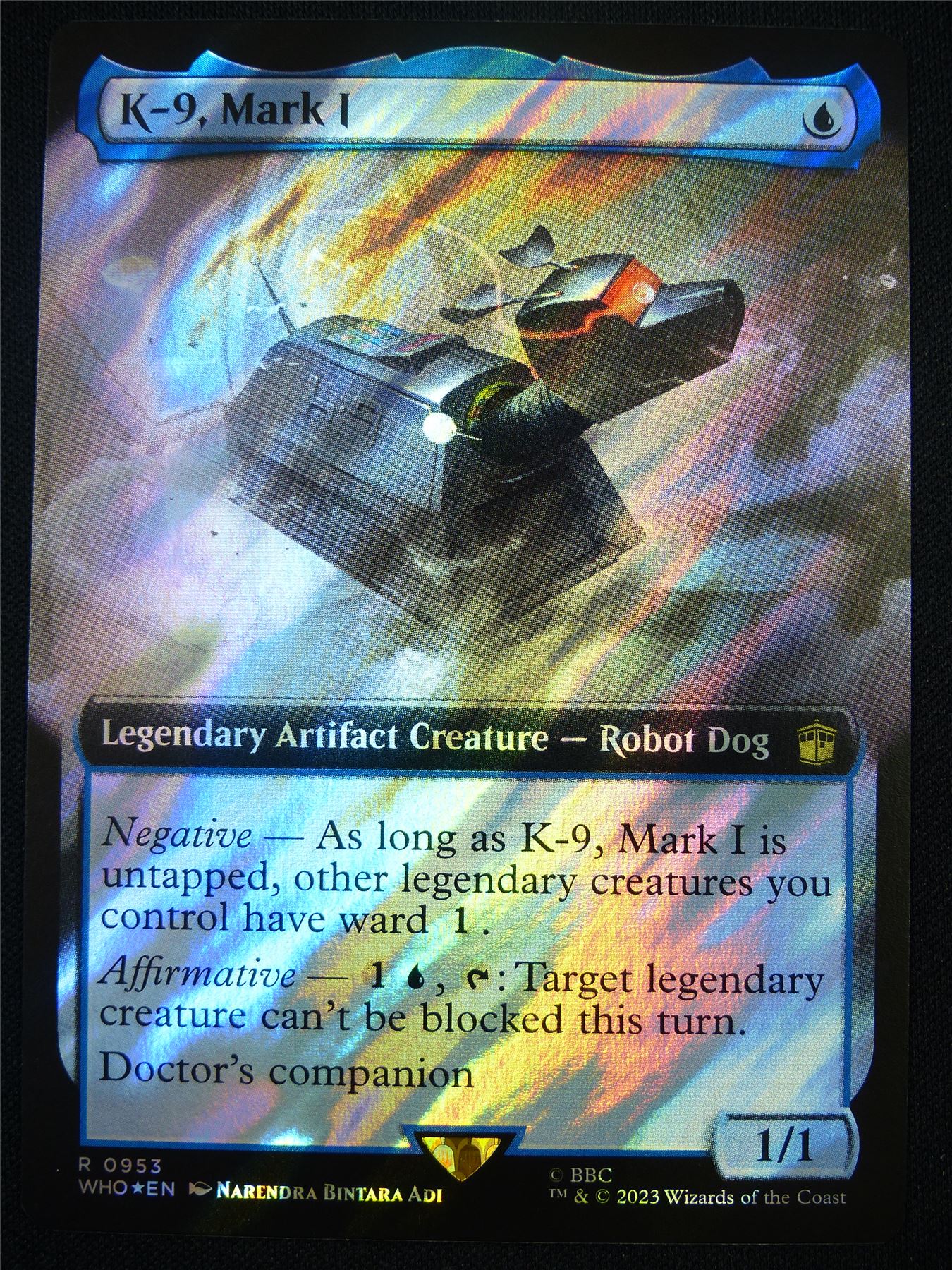 K-9 Mark I Extended Surge Foil - WHO - Mtg Card #EH – Archeron