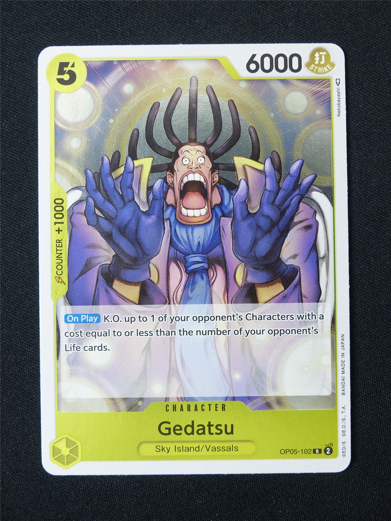 Gedatsu OP05-102 R - One Piece Card #3F8