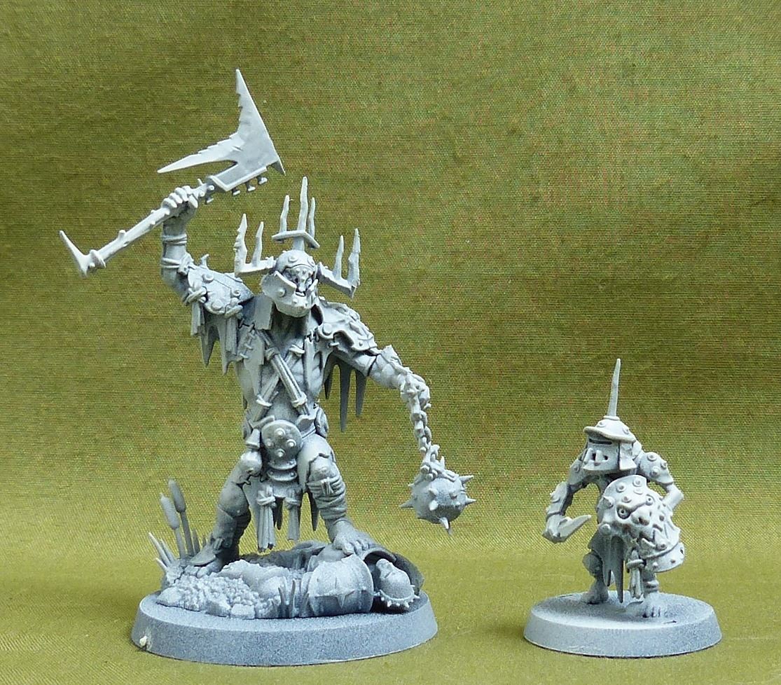 Killa Boss and Stab Grot - Orruk Warclans - Warhammer AoS #51G