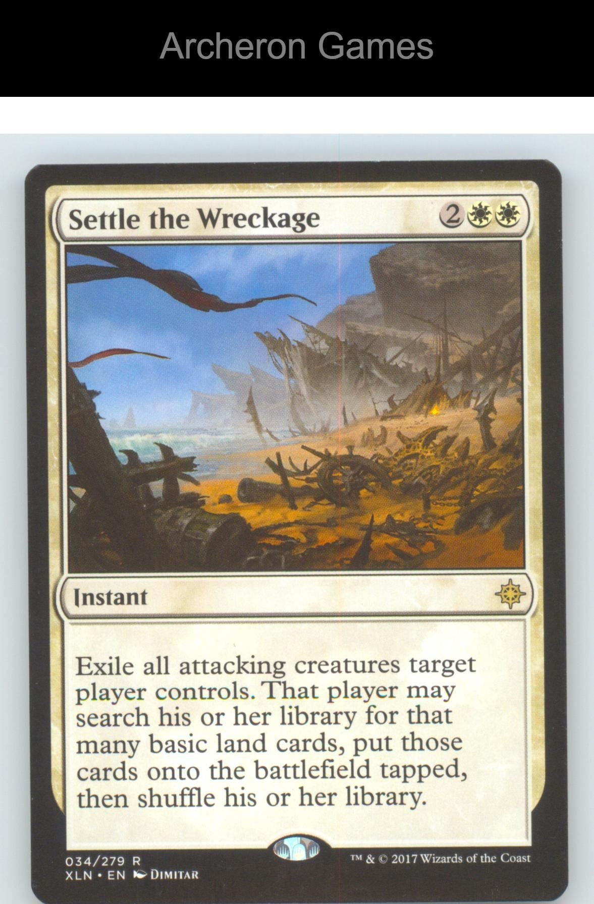 Settle the Wreckage XLN 34 R MTG Card Ixalan