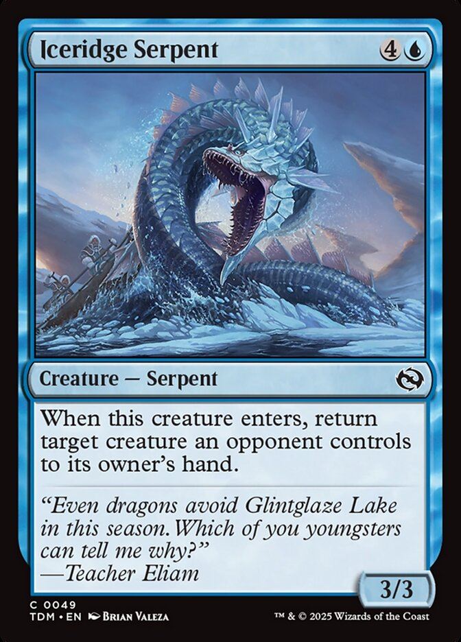 Iceridge Serpent - Tarkir: Dragonstorm tdm