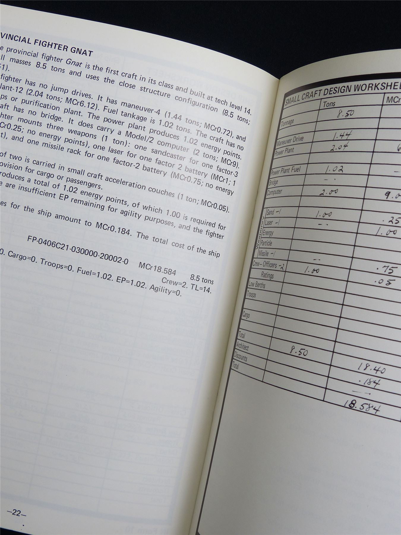 Traveller: Adventure 5 Trillion Credit Squadron - Roleplaying Booklet #2TT