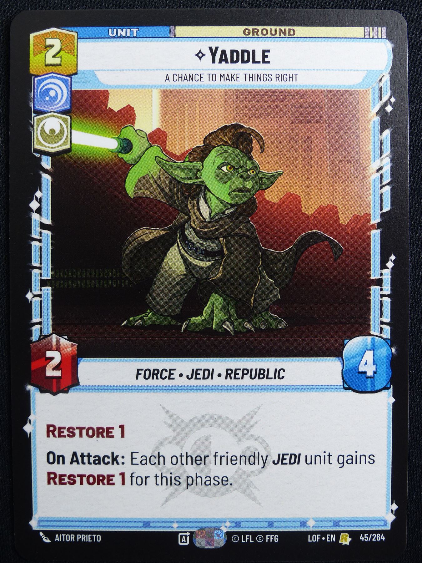 Yaddle 45/264 - Star Wars Unlimited Card #4W8