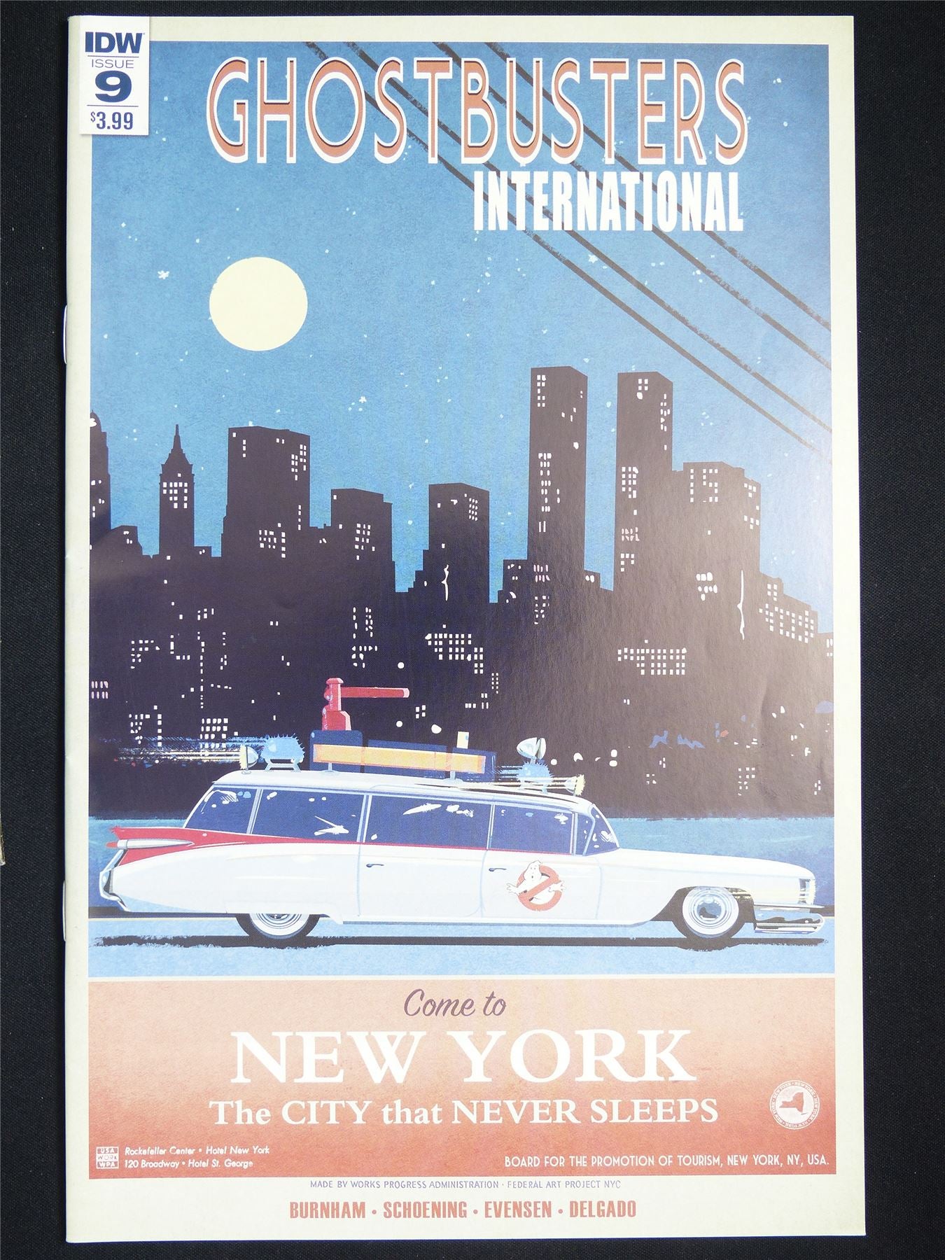 GHOSTBUSTERS: International #9 - IDW Comic #AA