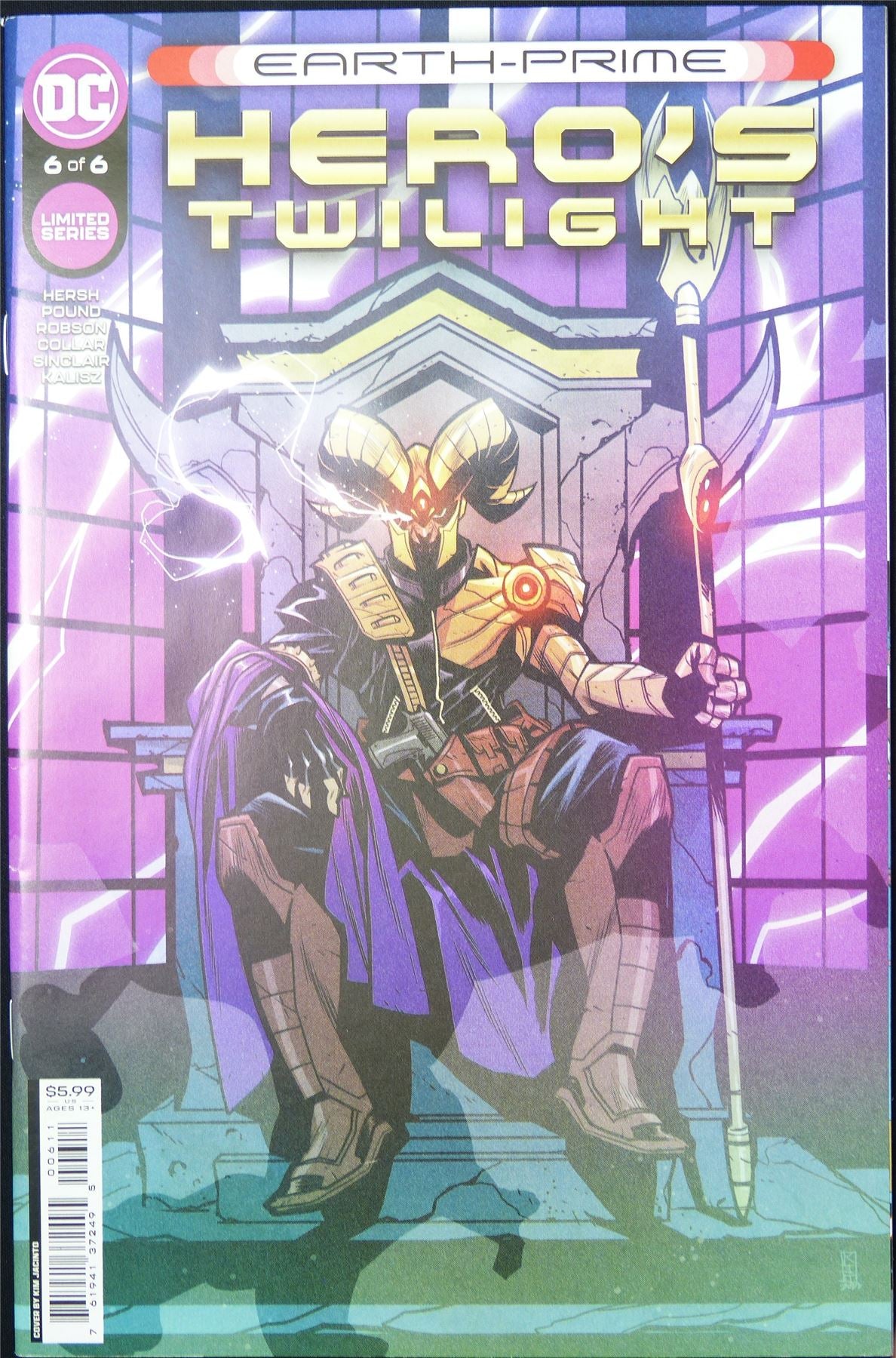 EARTH Prime: Hero's Twilight #6 - B&B DC Comic #7M5