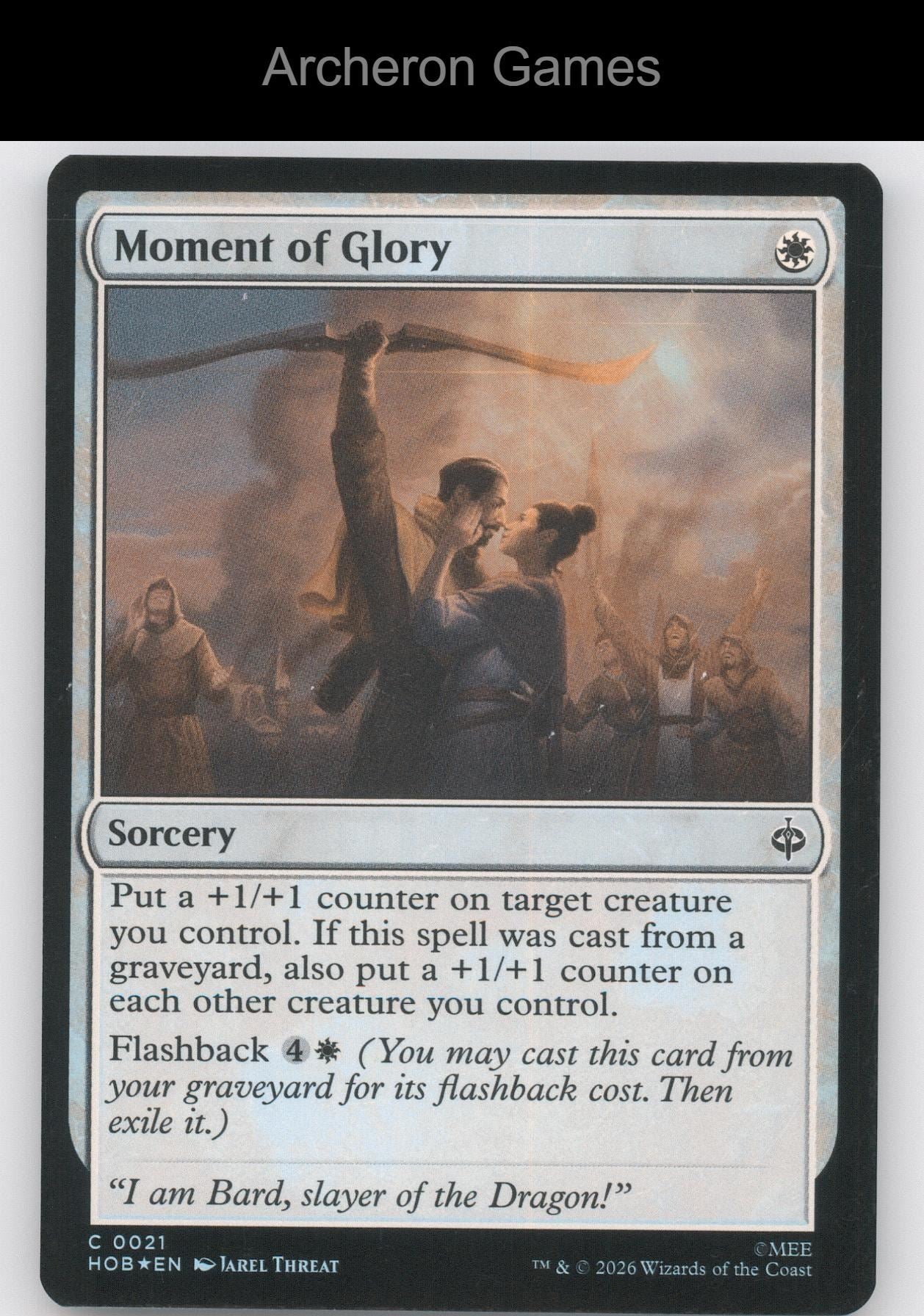 Moment of Glory HOB 21 C MTG Card The Hobbit