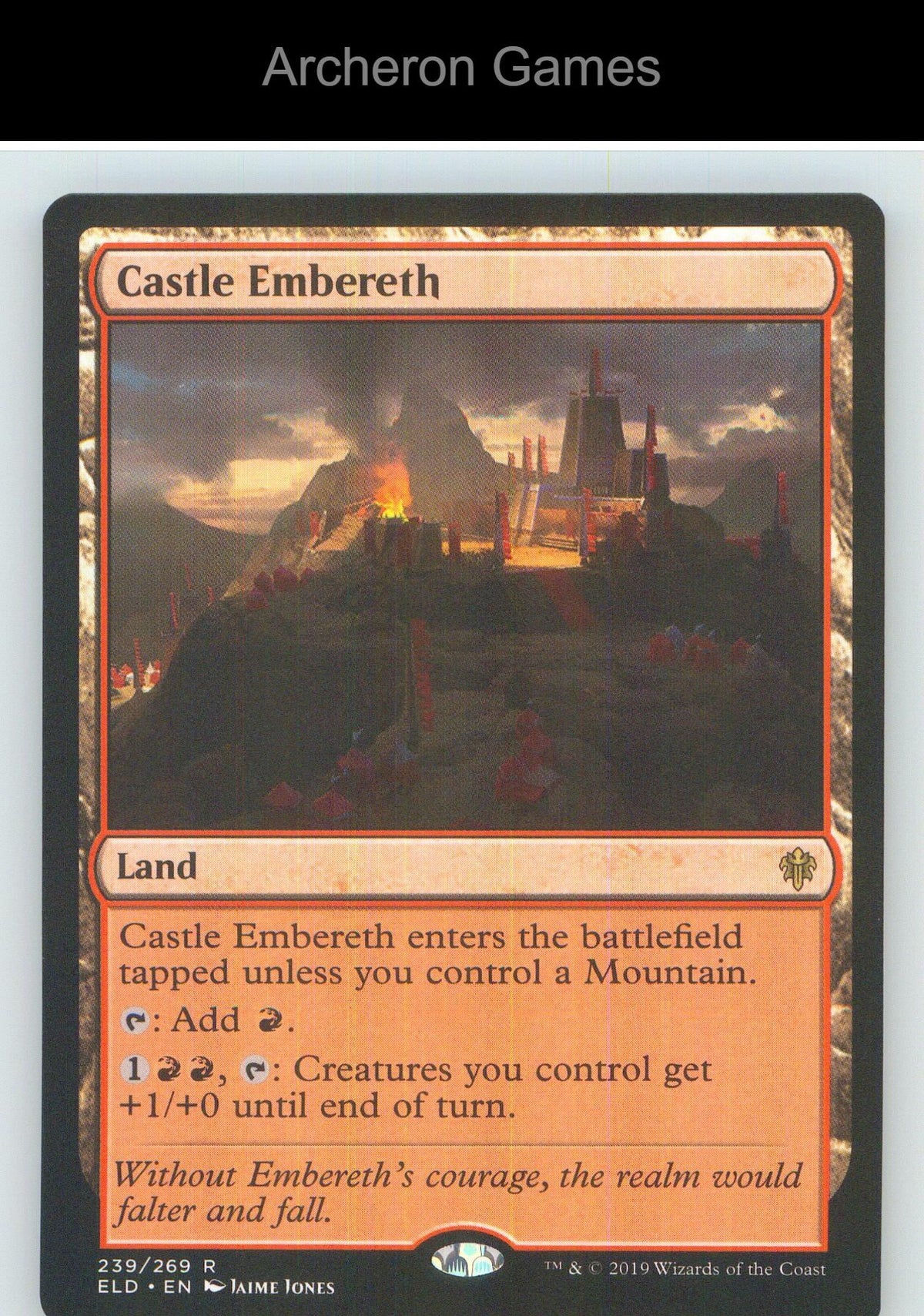 Castle Embereth ELD 239 R MTG Card NM/EX+