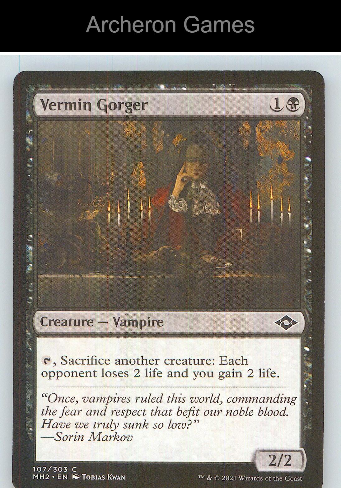 Vermin Gorger MH2 107 C MTG Card NM/EX+