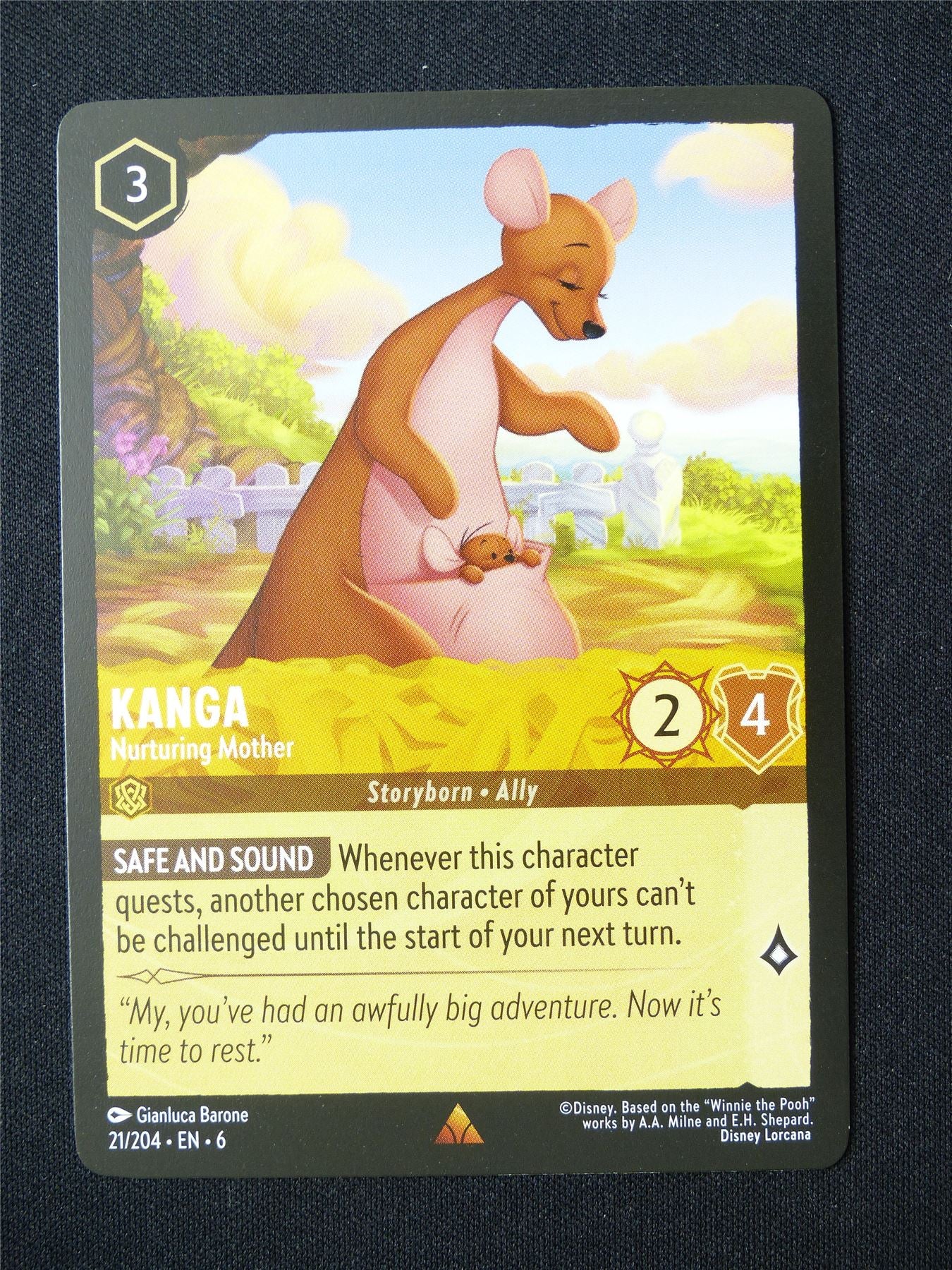Kanga Nurturing Mother 21/204 - Lorcana Card #6FR