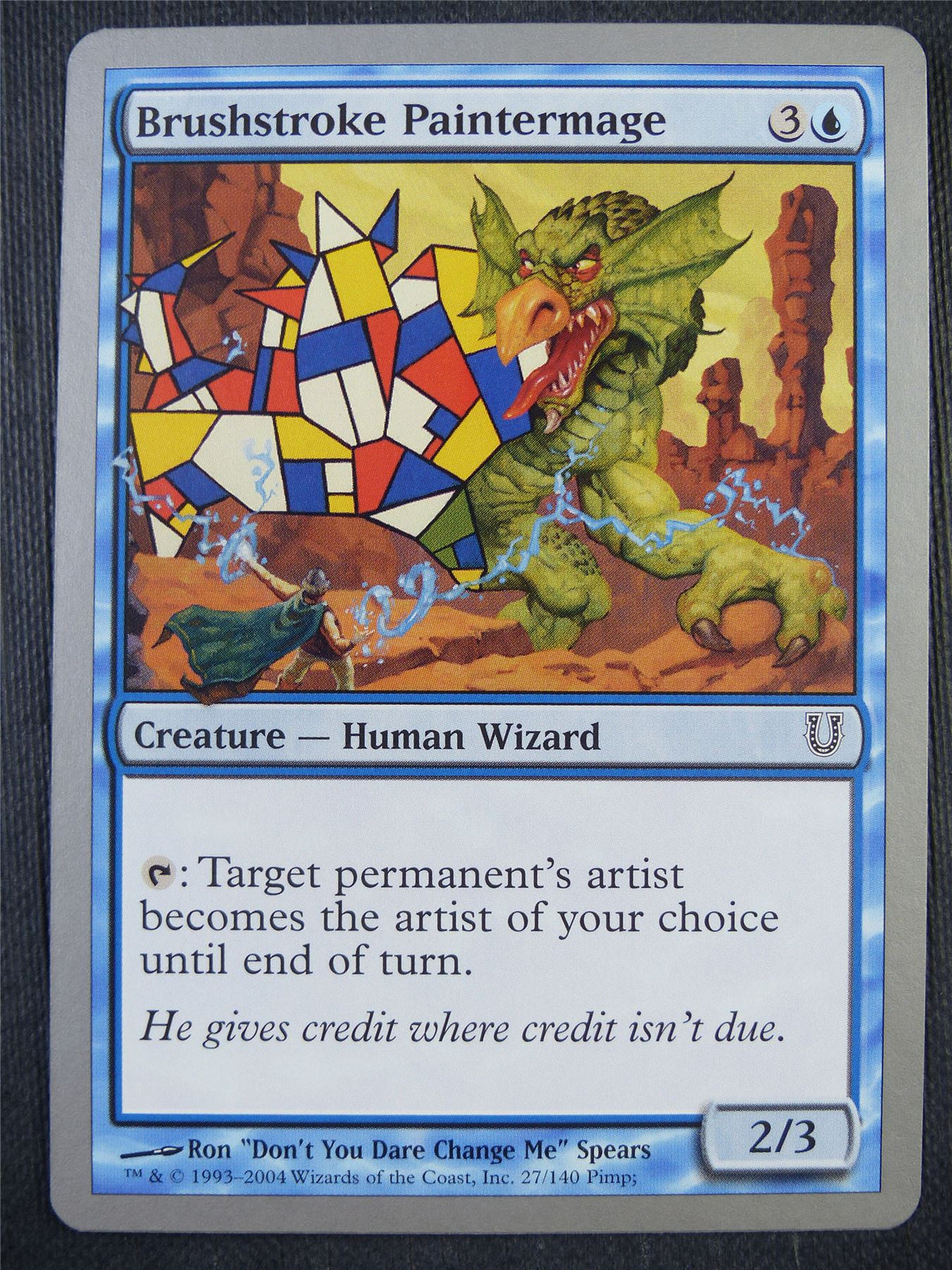 Brushstroke Paintermage - Mtg Card #9E5