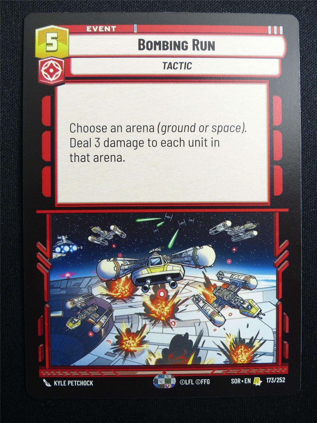 Bombing Run 173/252 - Star Wars Unlimited Card #4IA