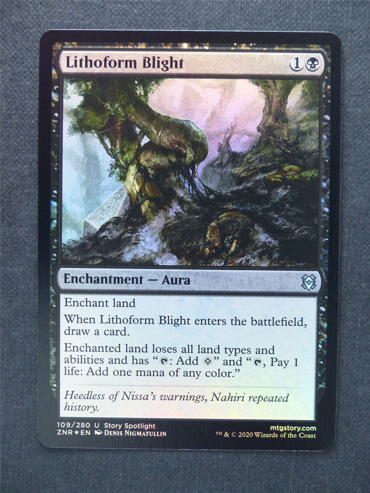 Lithoform Blight Foil - Mtg Magic Cards #NZ