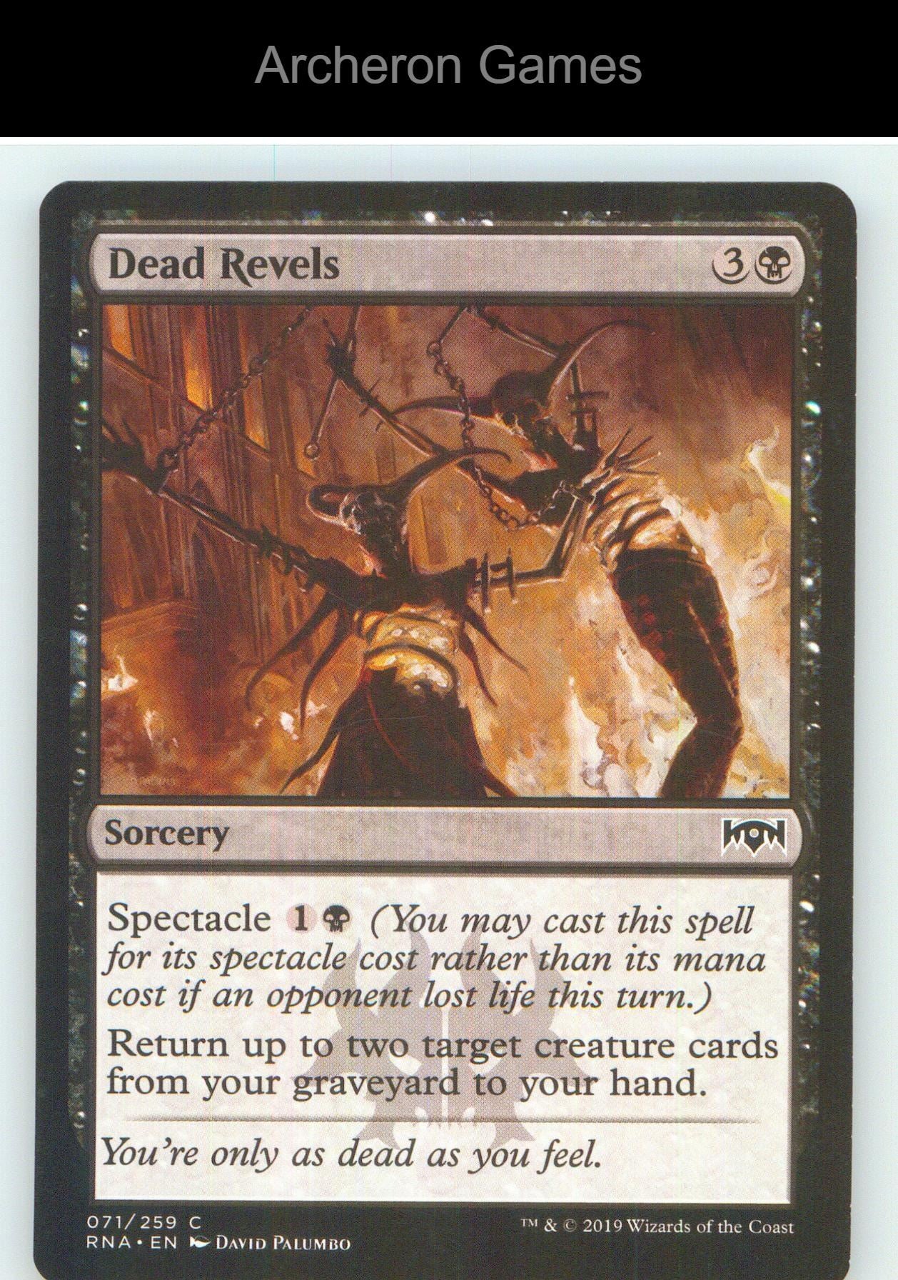 Dead Revels RNA 71 C MTG Card NM/EX+
