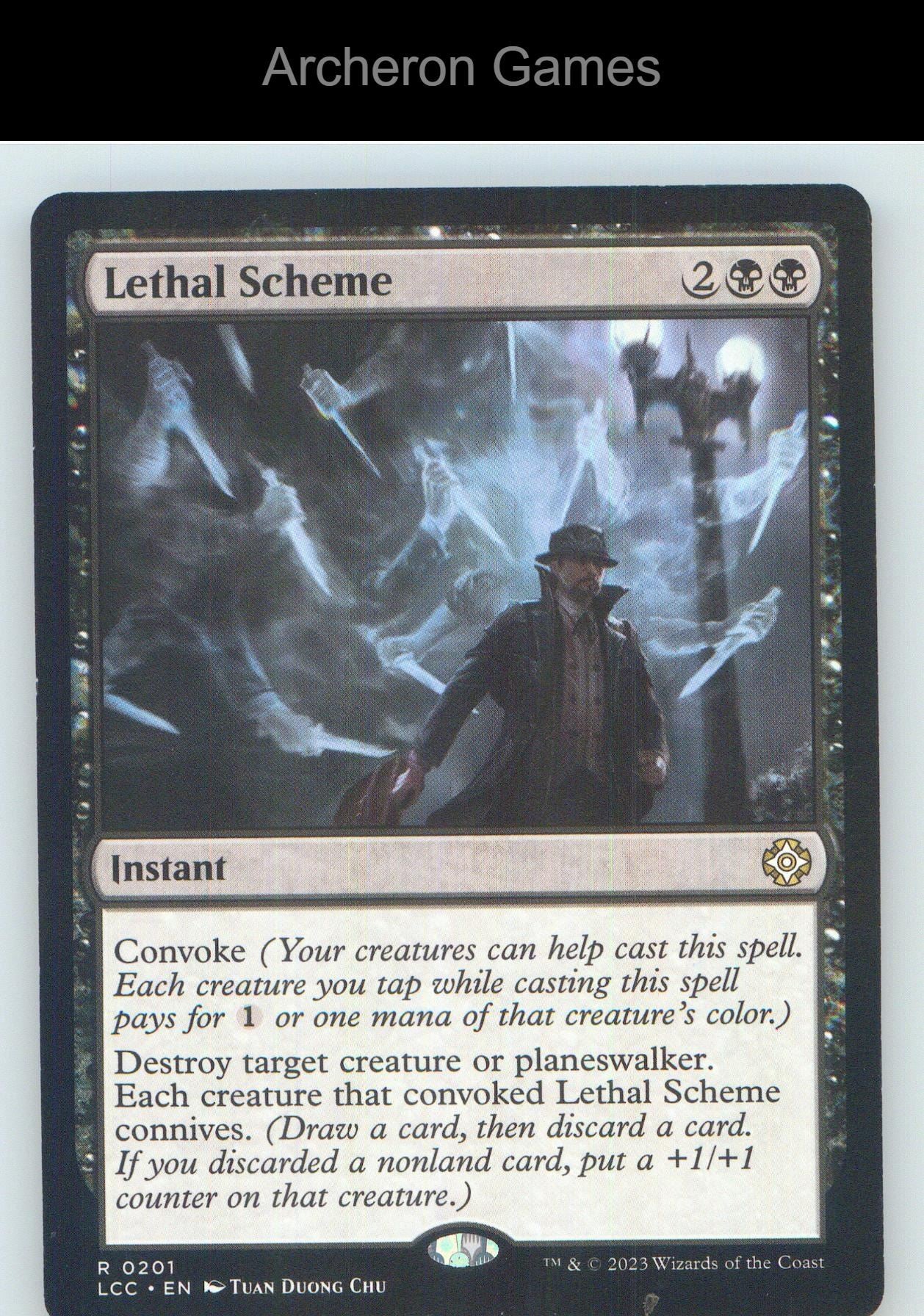 Lethal Scheme LCC 201 R MTG Card NM/EX+