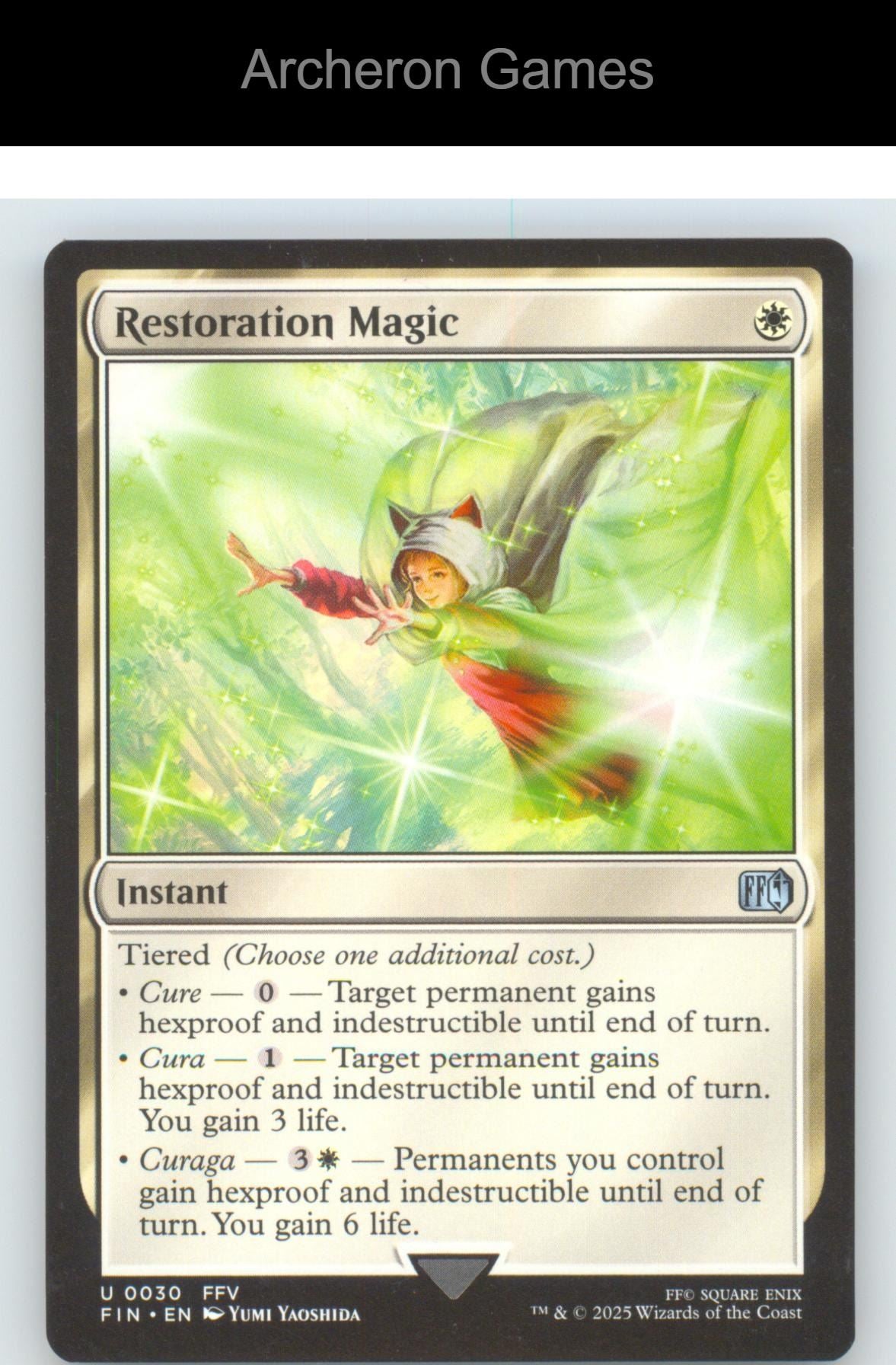 Restoration Magic FIN 30 UC MTG Card FINAL FANTASY