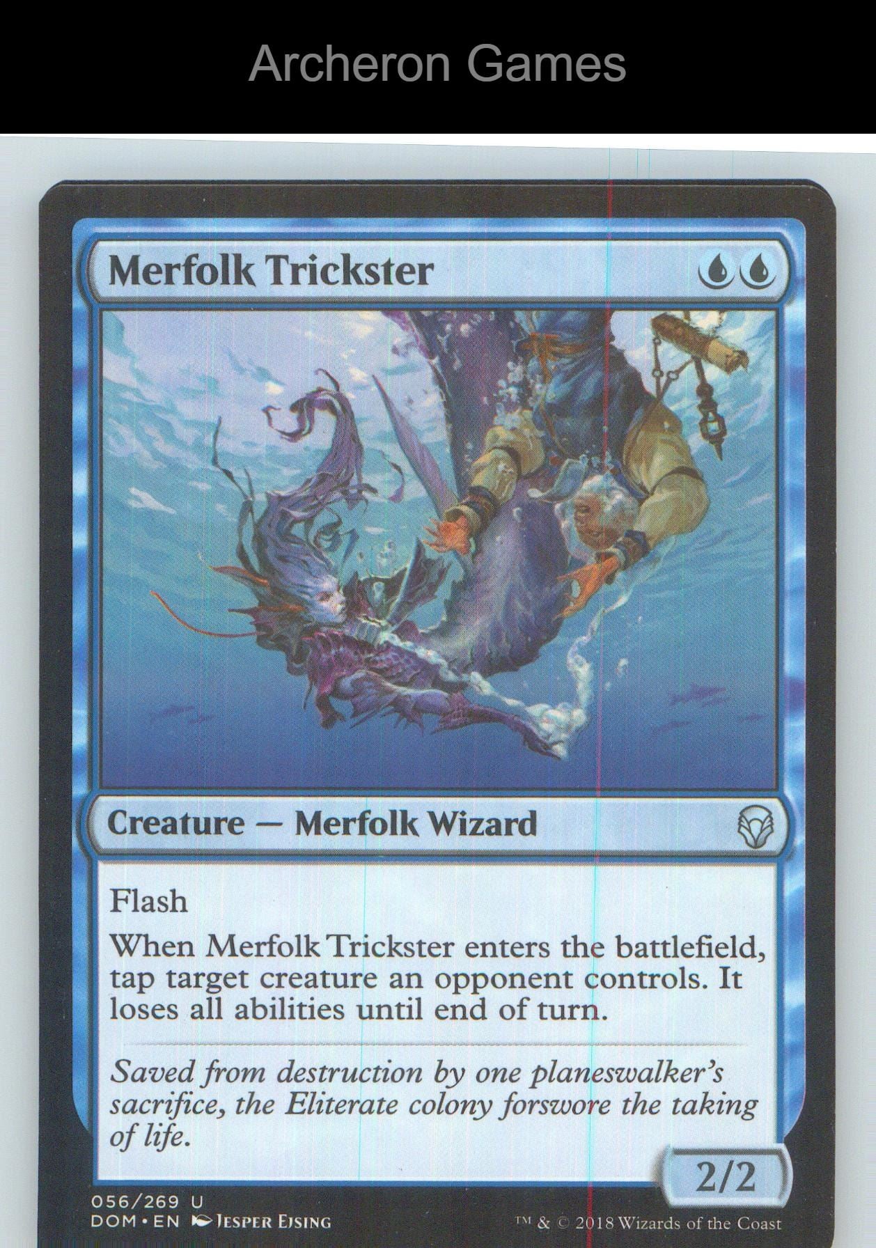Merfolk Trickster DOM 56 UC MTG Card NM/EX+