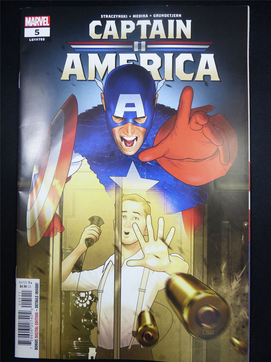 CAPTAIN America #5 - Marvel Comic #3CX
