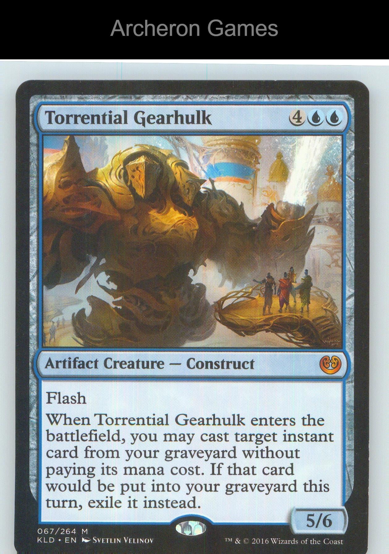 Torrential Gearhulk KLD 67 Mythic MTG Card NM/EX+