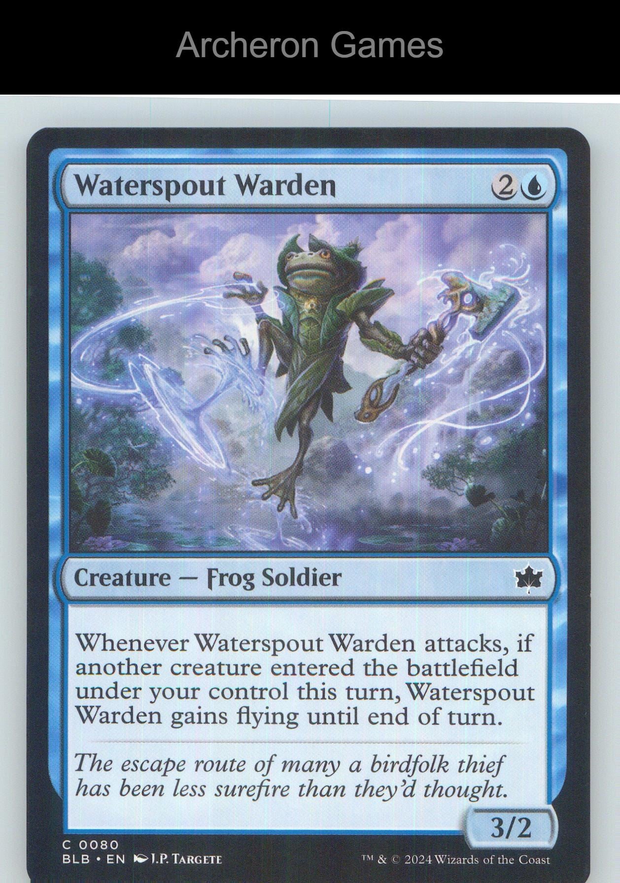 Waterspout Warden BLB 80 C MTG Card NM/EX+