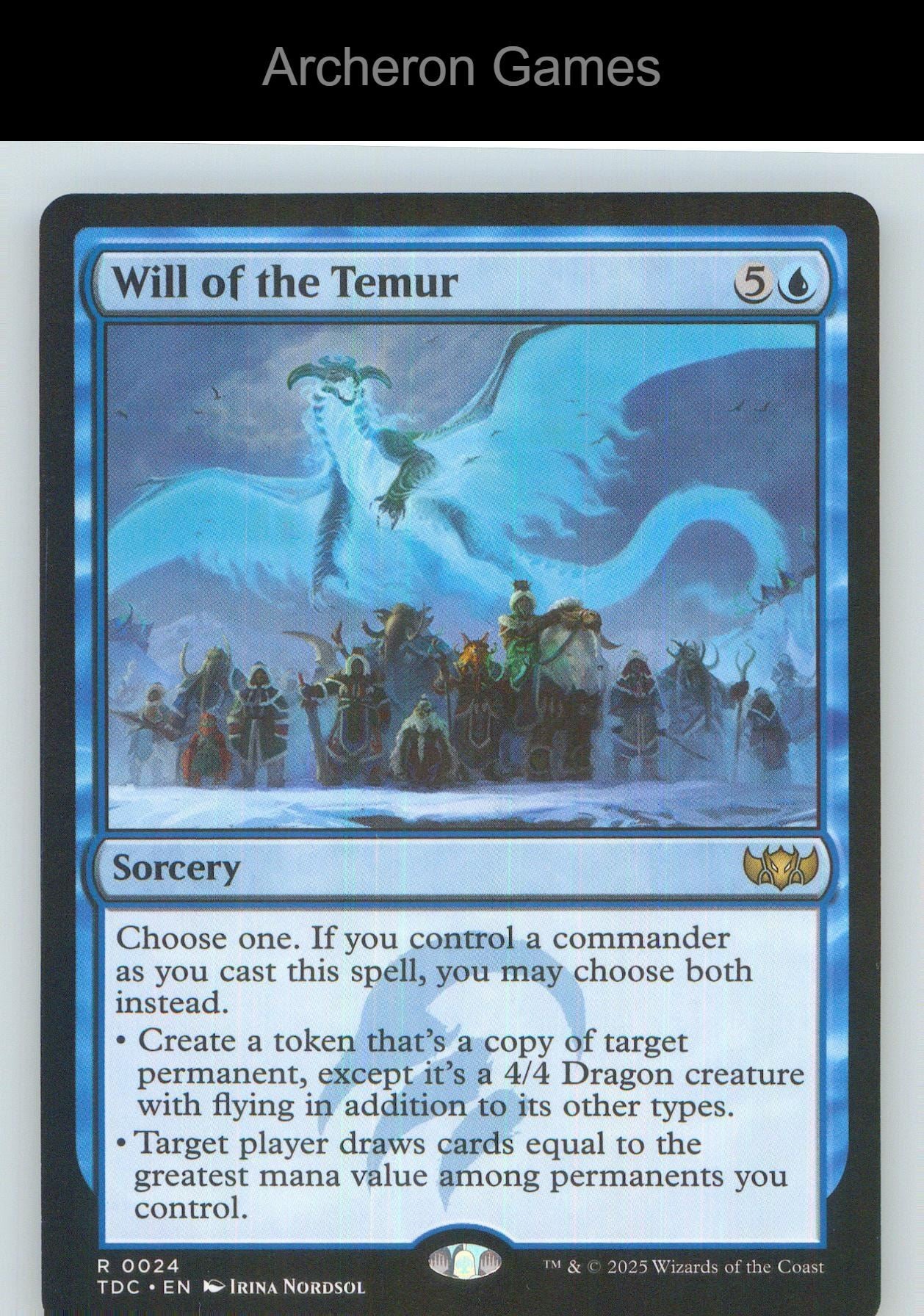 Will of the Temur TDC 24 R MTG Card NM/EX+
