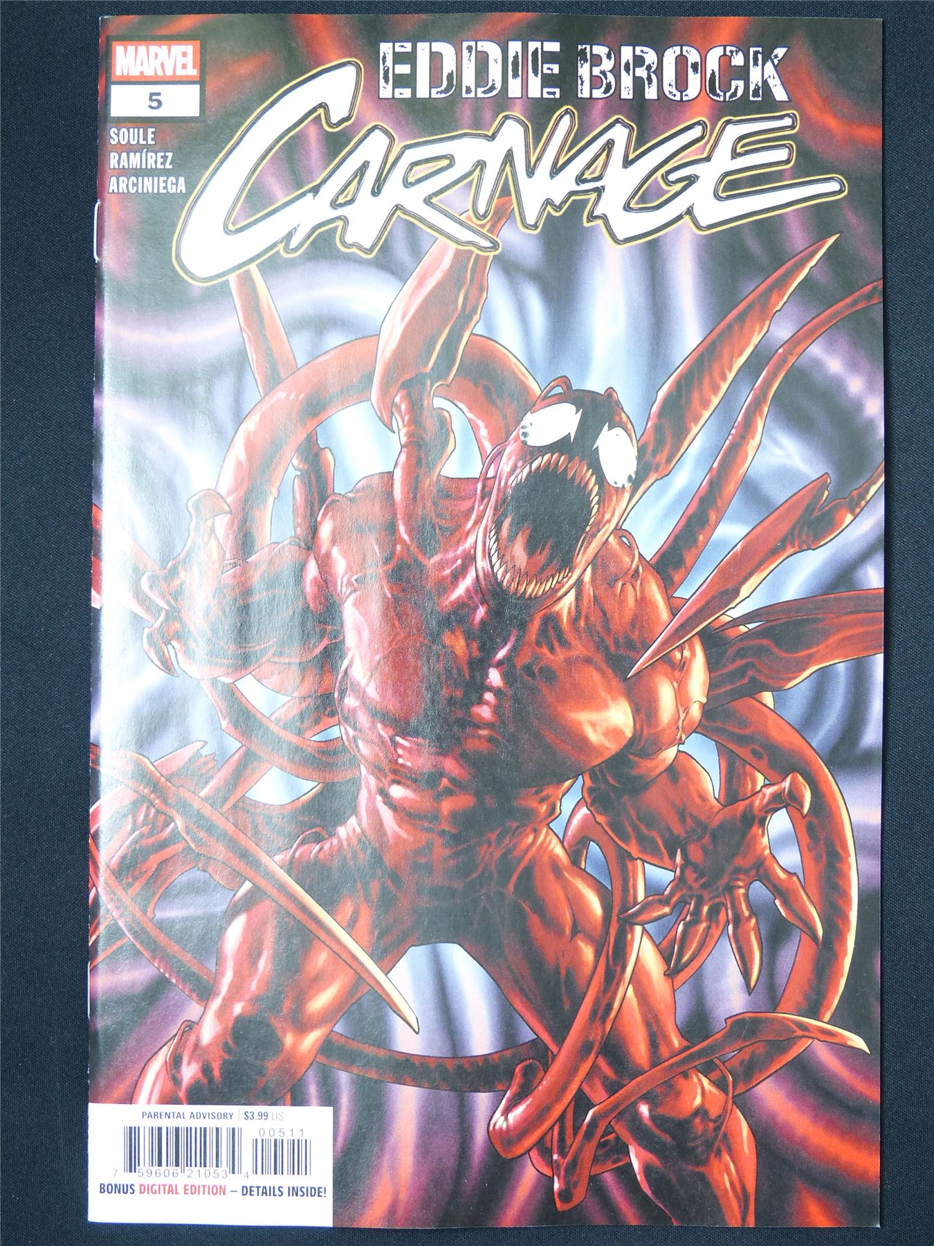Eddie Brock CARNAGE #5 - Aug 2025 Marvel Comic #16Z