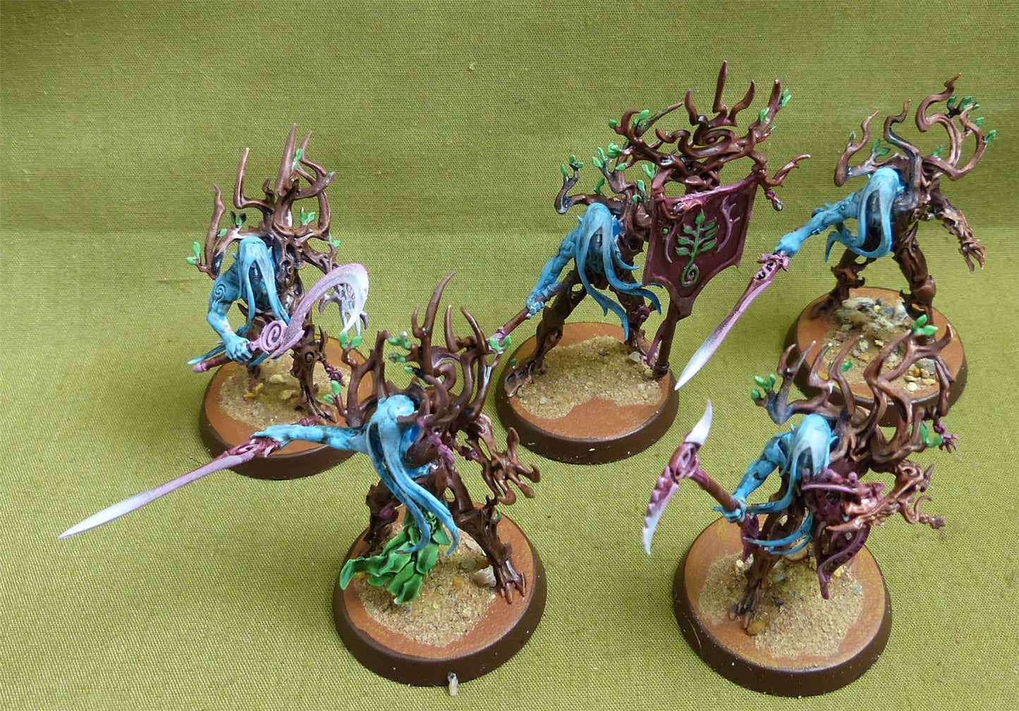 Tree-Revenants painted - Sylvaneth - Warhammer AoS #2OP