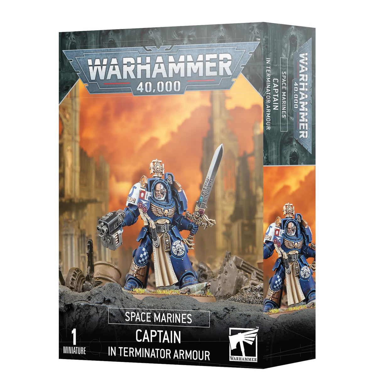 Space Marine Captain in terminator Armour - Space Marines - Warhammer 40k