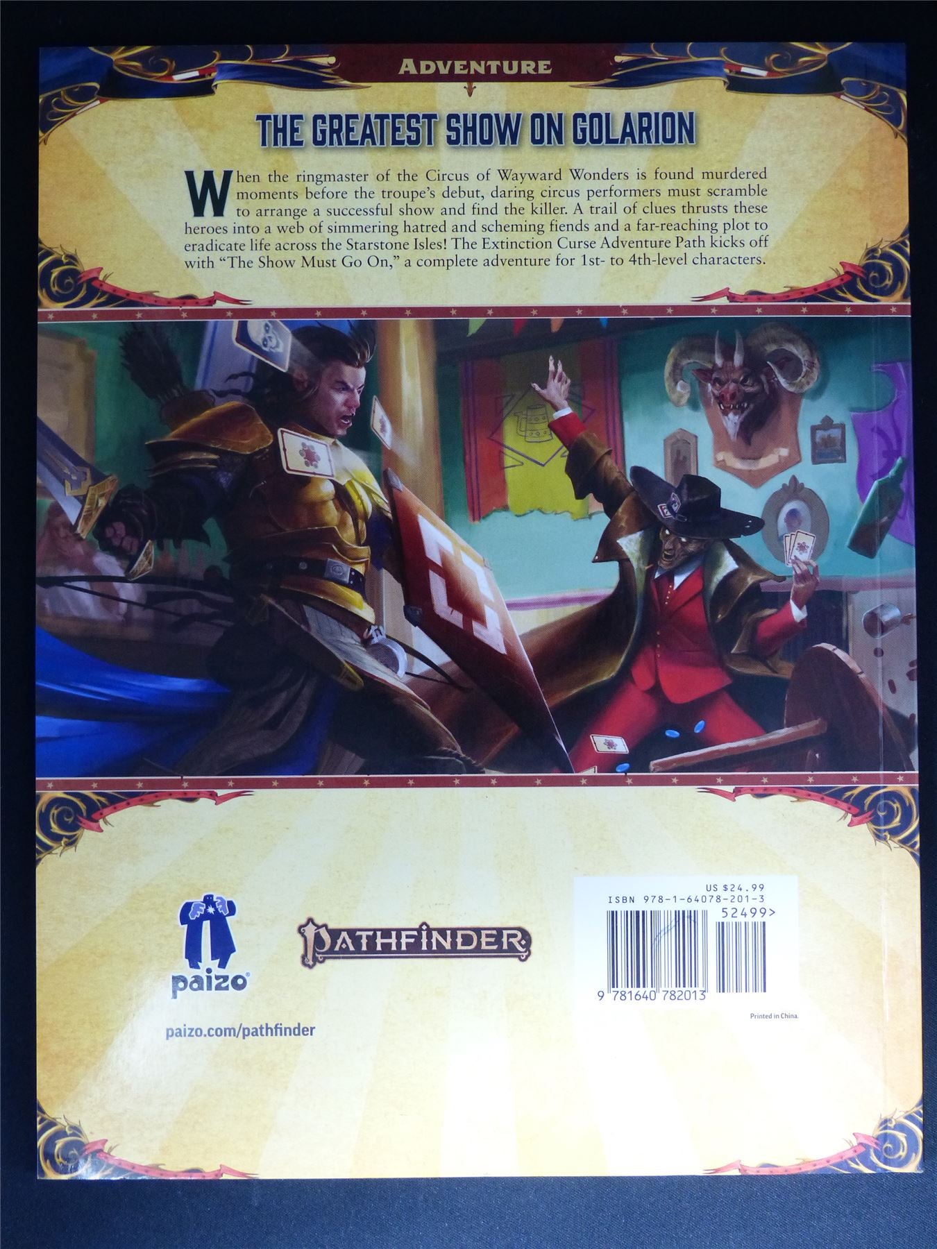 Pathfinder 2nd Ed: The Show Must Go On - Roleplay Softback #47B