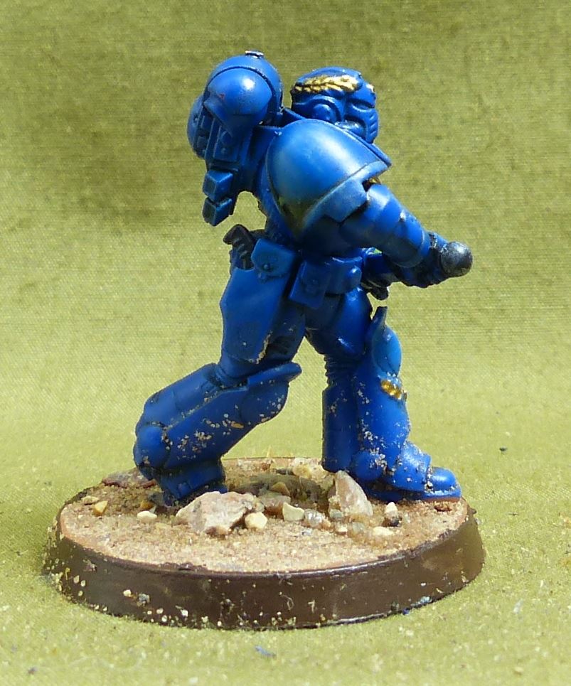 Sergeant Conversion painted - Space Marines - Warhammer 40K #6UO
